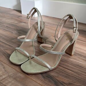 Mix No. 6 Shimmery Champagne Heels